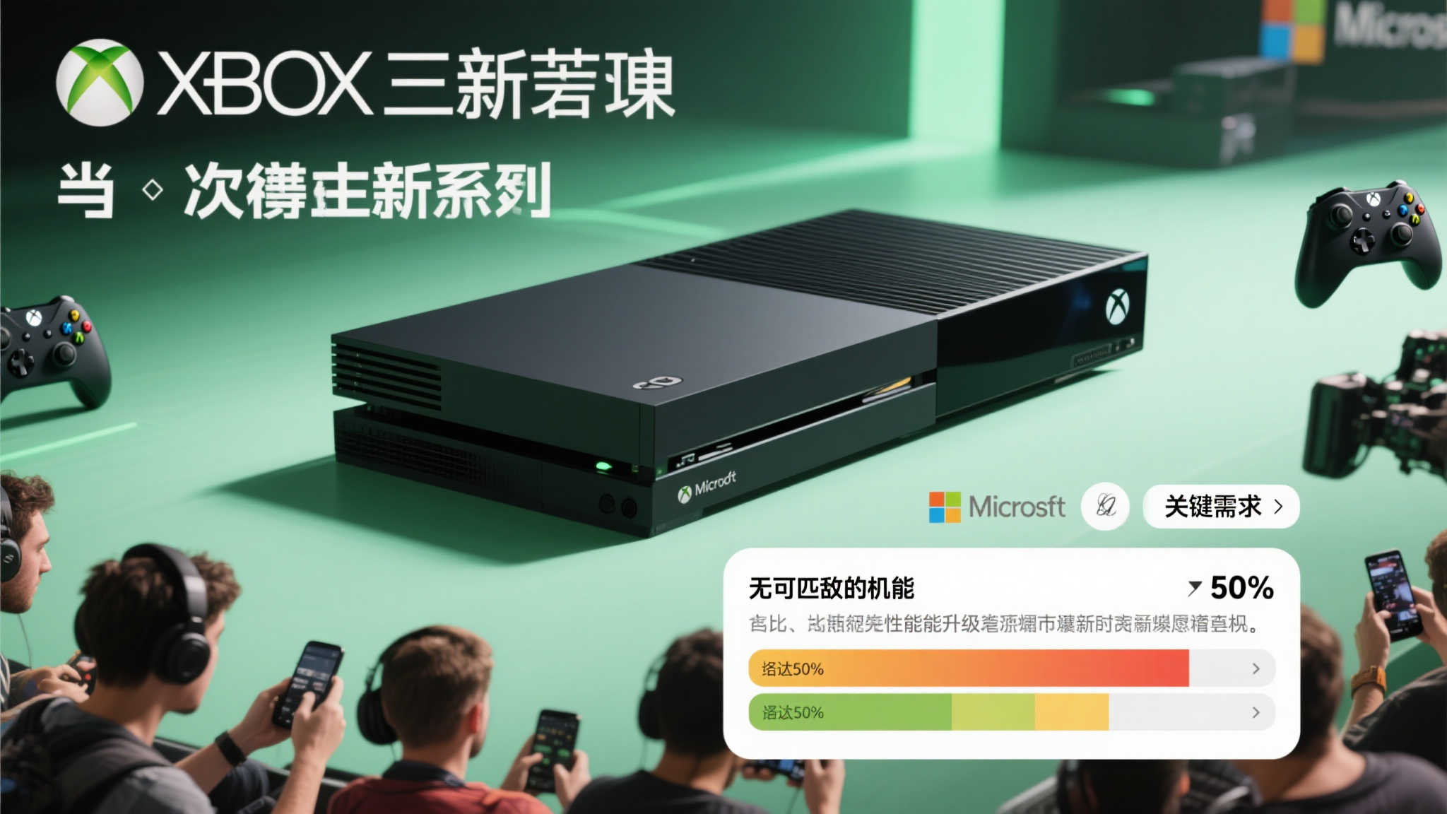 调查显示:近半数玩家青睐下一代Xbox的顶级性能 调查显示:近半数玩家青睐下一代Xbox的顶级性能